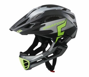 CRATONI MTB Fahrradhelm C-Maniac Pro schwarz/lime matt 