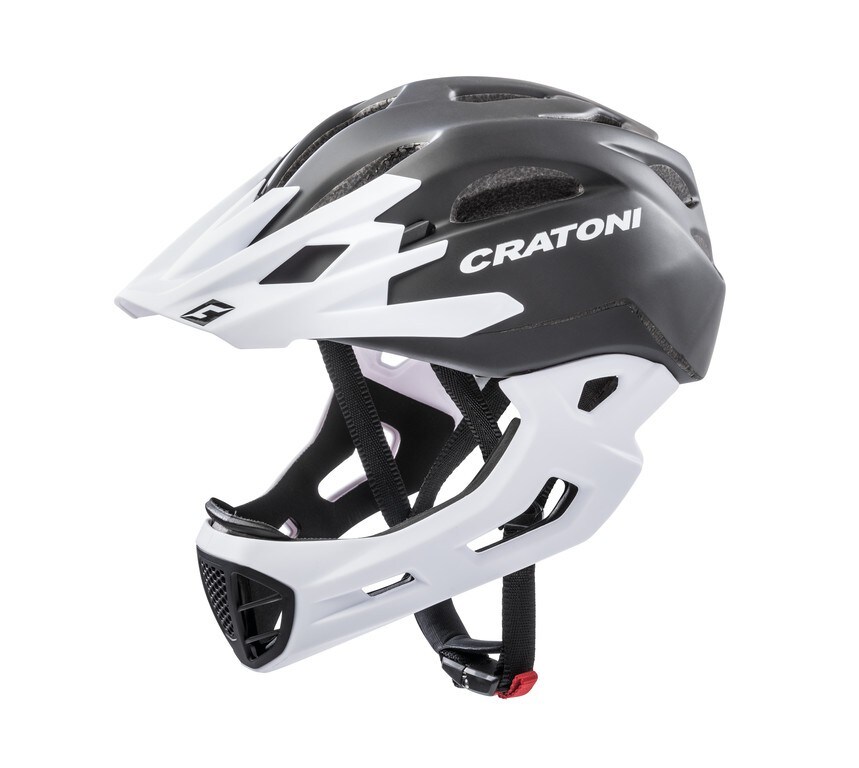 CRATONI Freeride Fahrradhelm C-Maniac schwarz/weiß matt