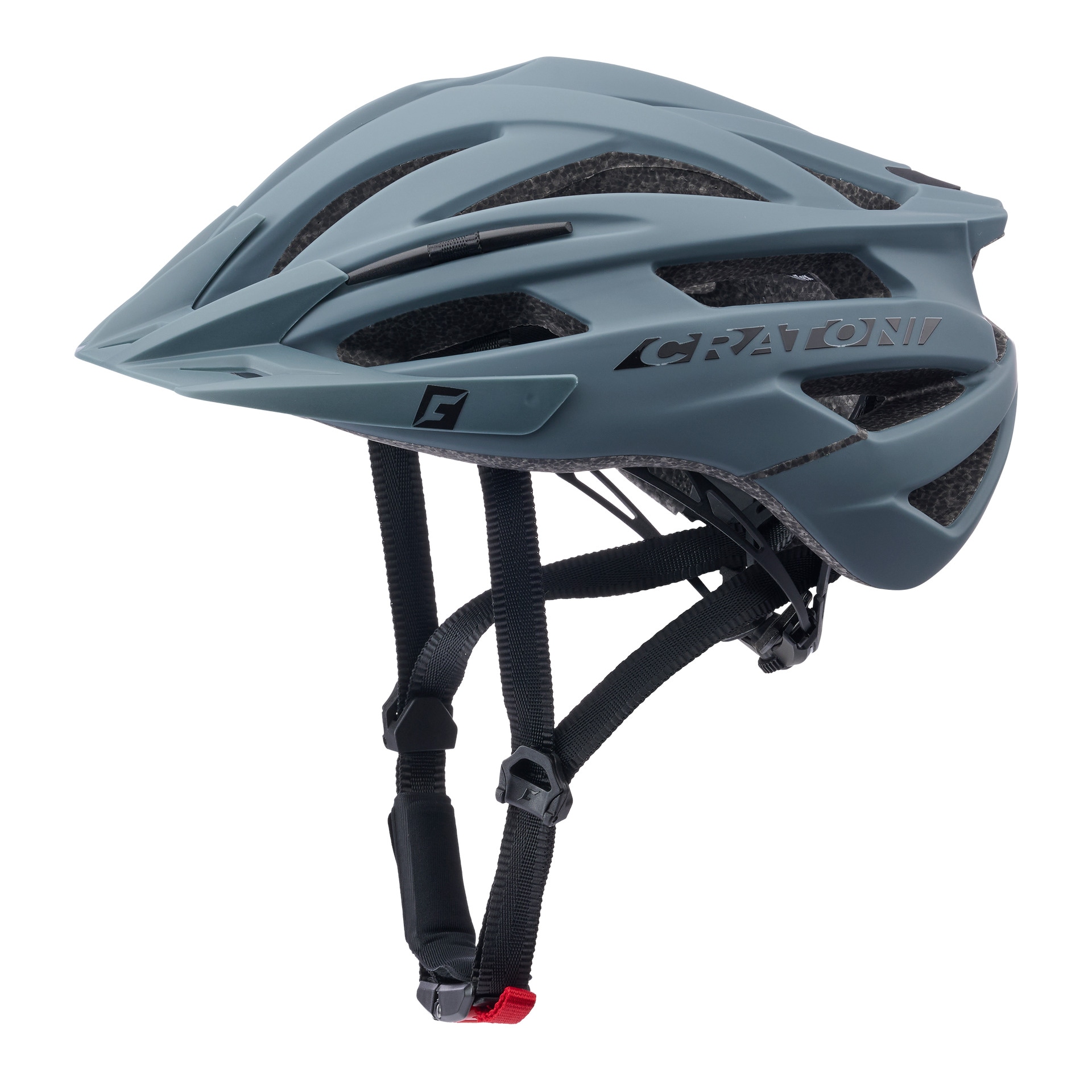 CRATONI MTB Fahrradhelm Agravic, steingrau matt 