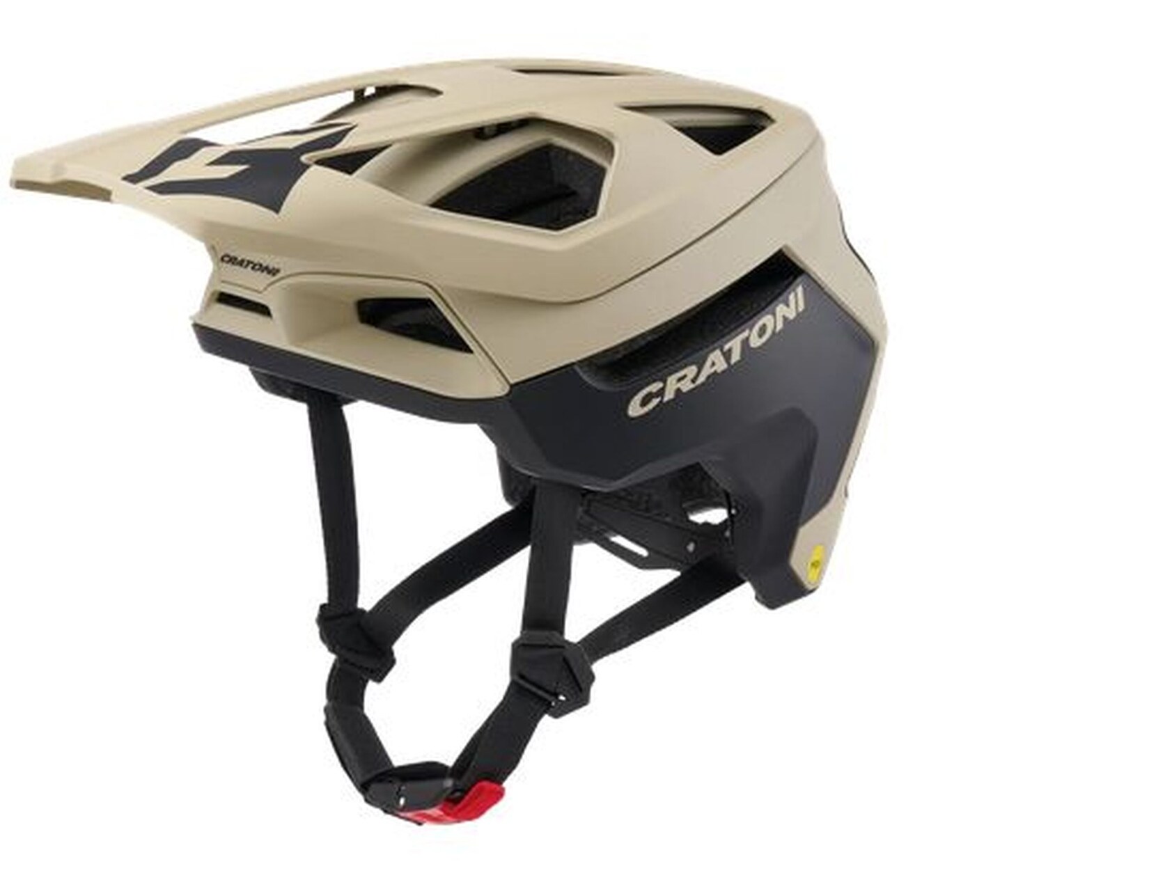 CRATONI MTB Fahrradhelm Madflex MIPS Recco, sand