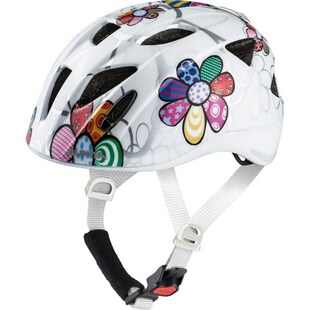 Alpina Kinder-Helm  Ximo Flash white flower 