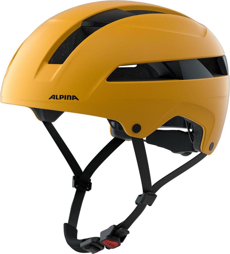 Alpina City-Fahrradhelm Soho, burned yellow matt 