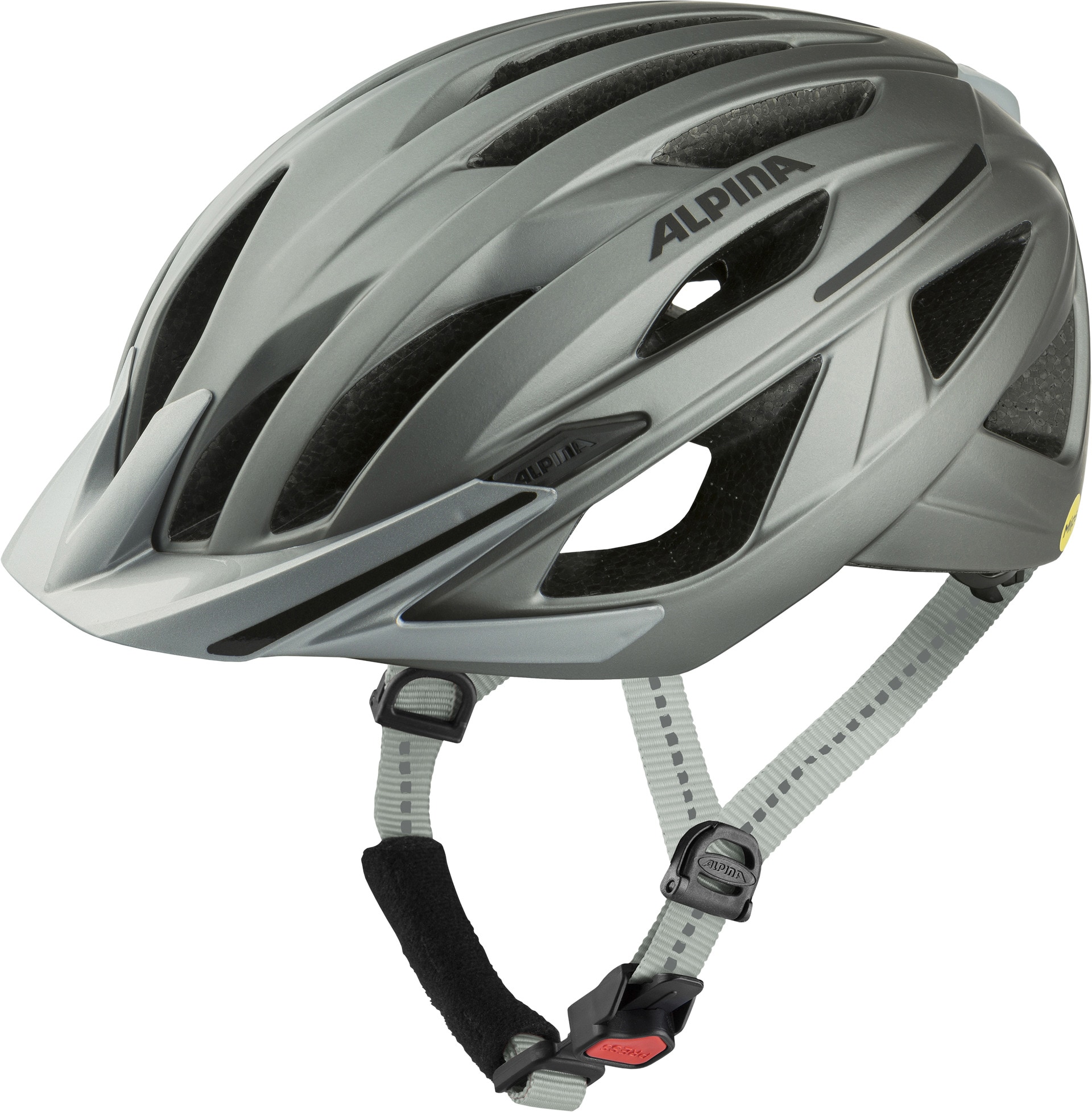Alpina City-Fahrradhelm Gent Mips, grau 
