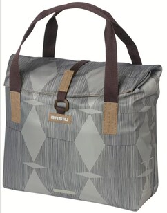 BASIL Gepäckträger Fahrradtasche "Elegance", grau 