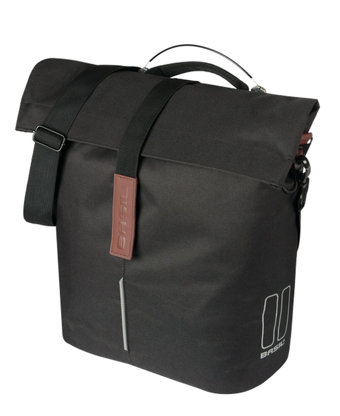 BASIL Gepäckträger Fahrradtasche  "City MIK Studs", schwarz