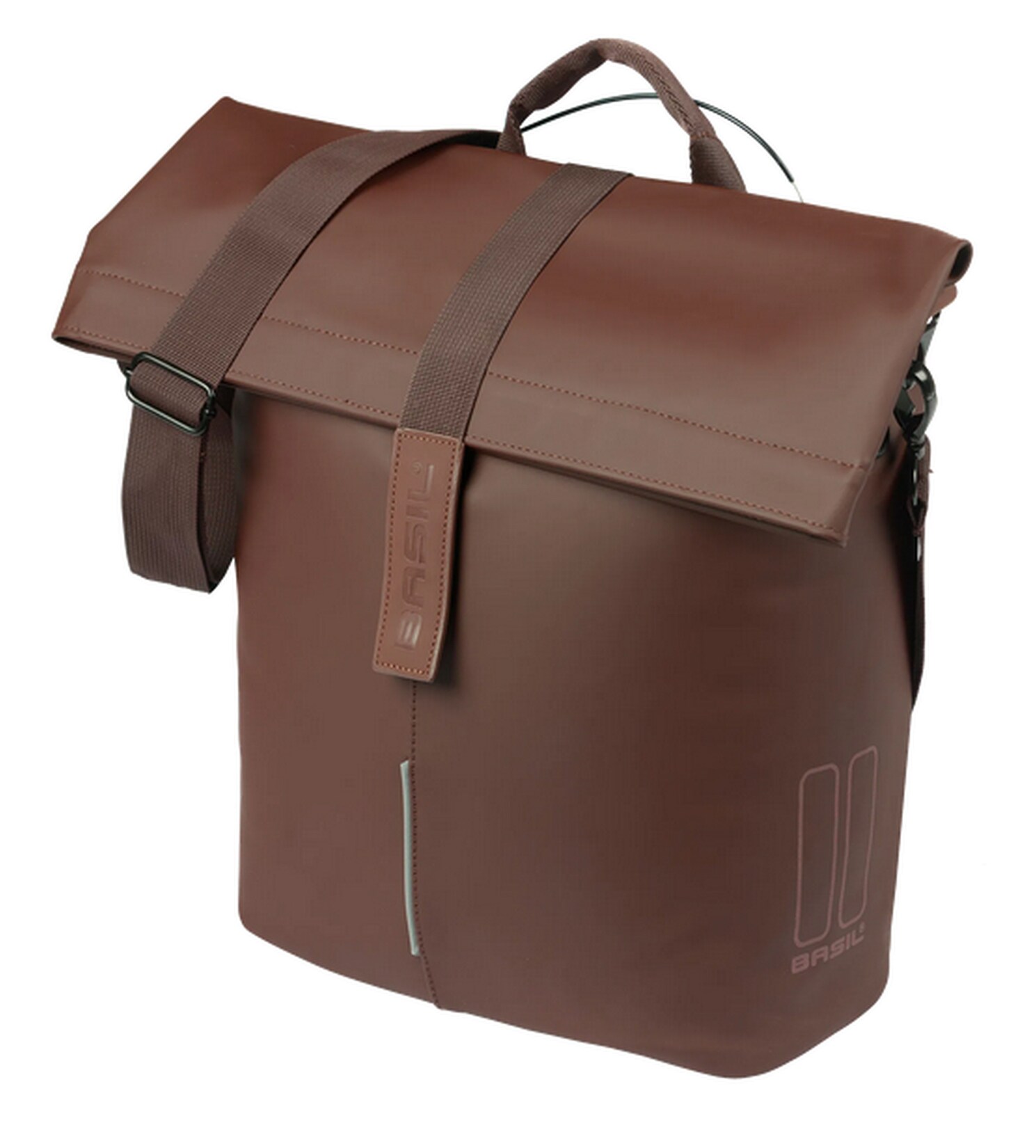BASIL Gepäckträger Fahrradtasche  "City MIK Studs", braun