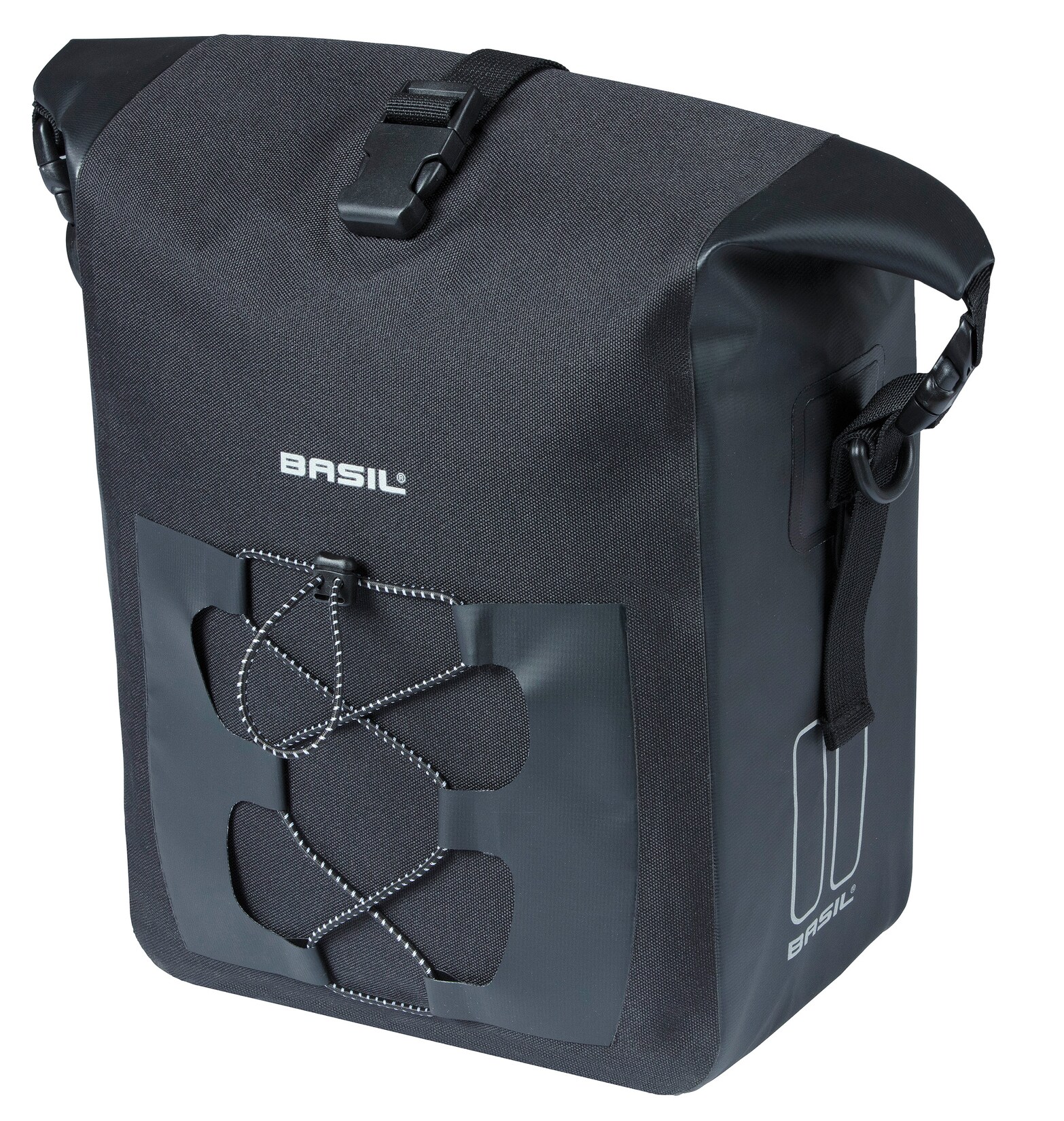 BASIL Fahrrad- Einzeltasche Navigator Storm M, schwarz