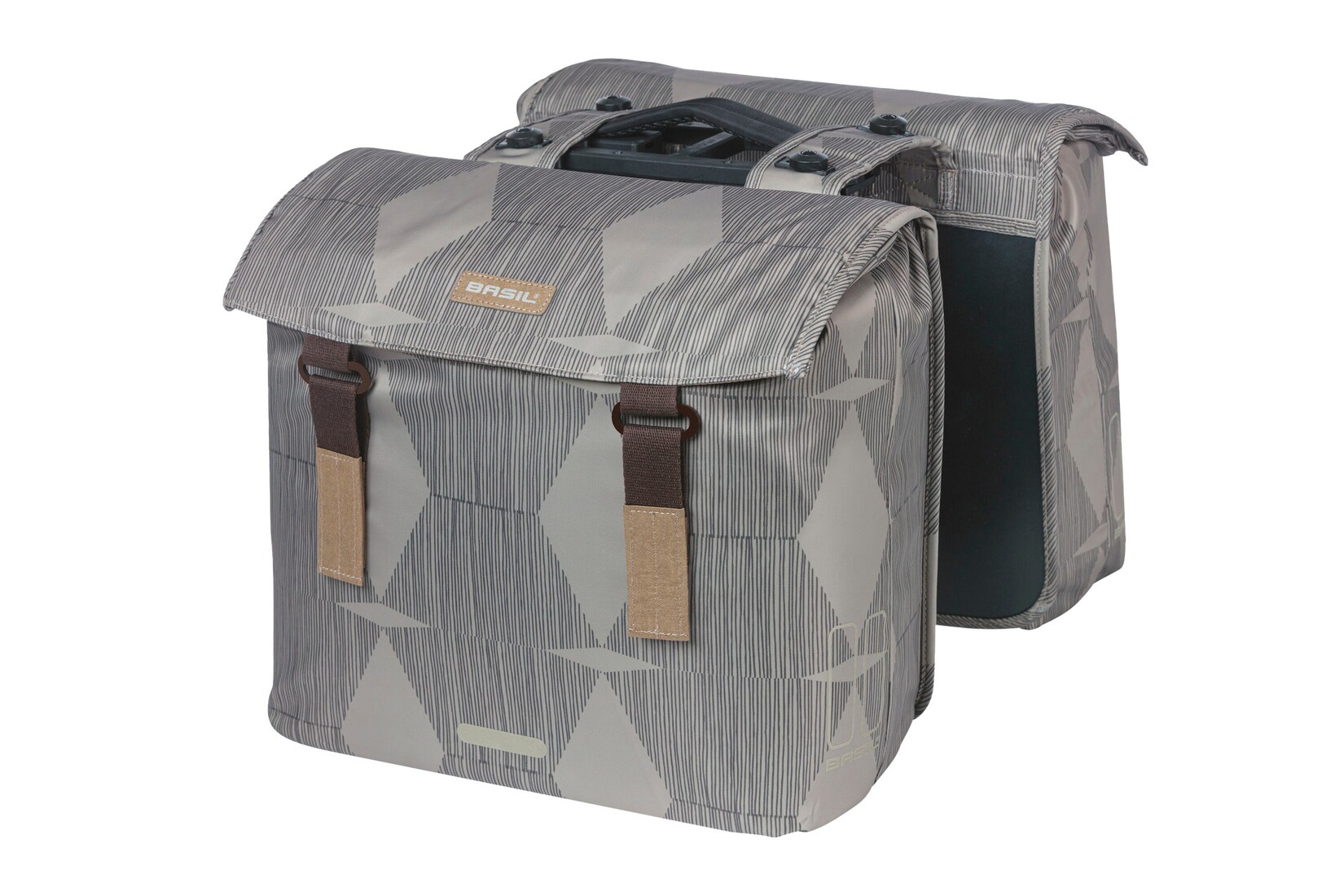 BASIL Doppelpacktasche  Elegance MIK 2.0,  grau