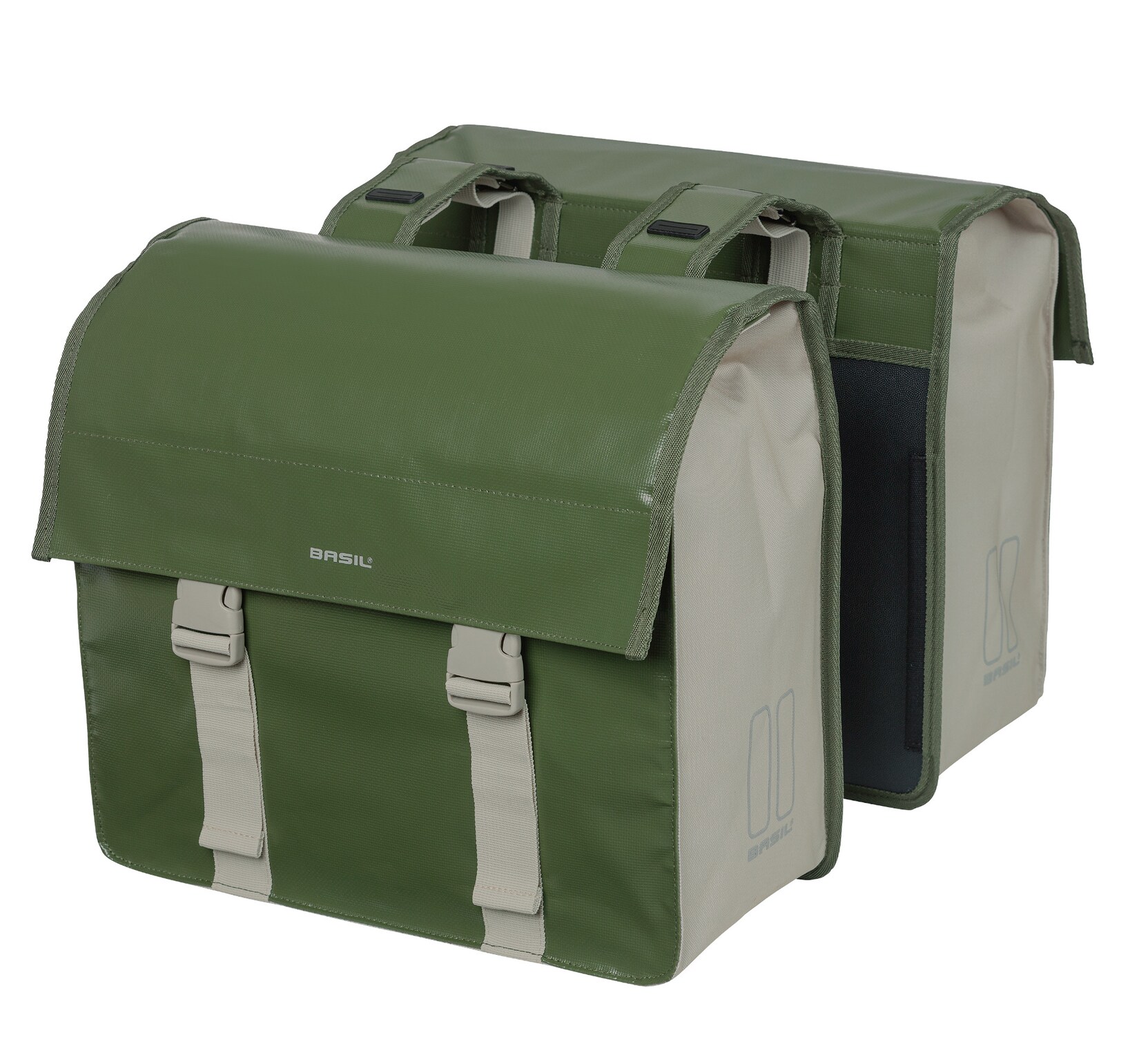 BASIL Doppelpacktasche "Urban Load", mossgreen