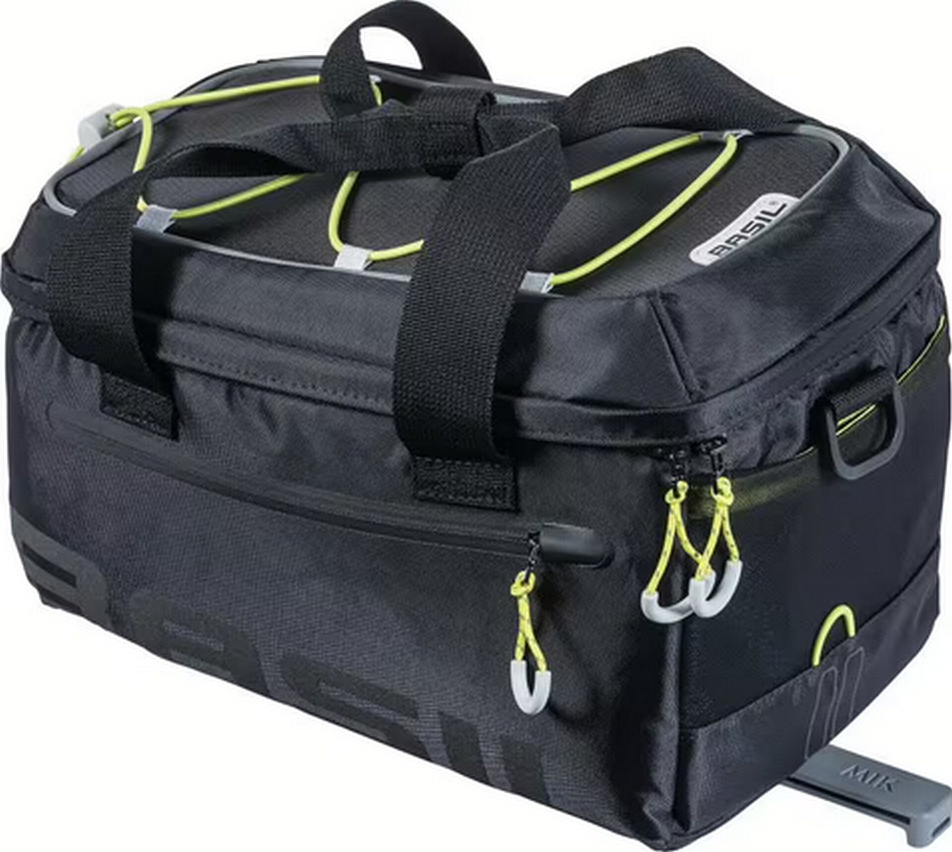 BASIL Gep&auml;cktr&auml;ger-Tasche "Miles MIK 2.0", schwarz lime 