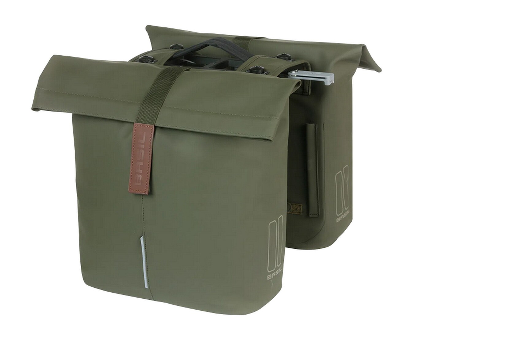 BASIL Doppelpacktasche  "City Double Pannier Bag MIK 2.0" , moosgrün