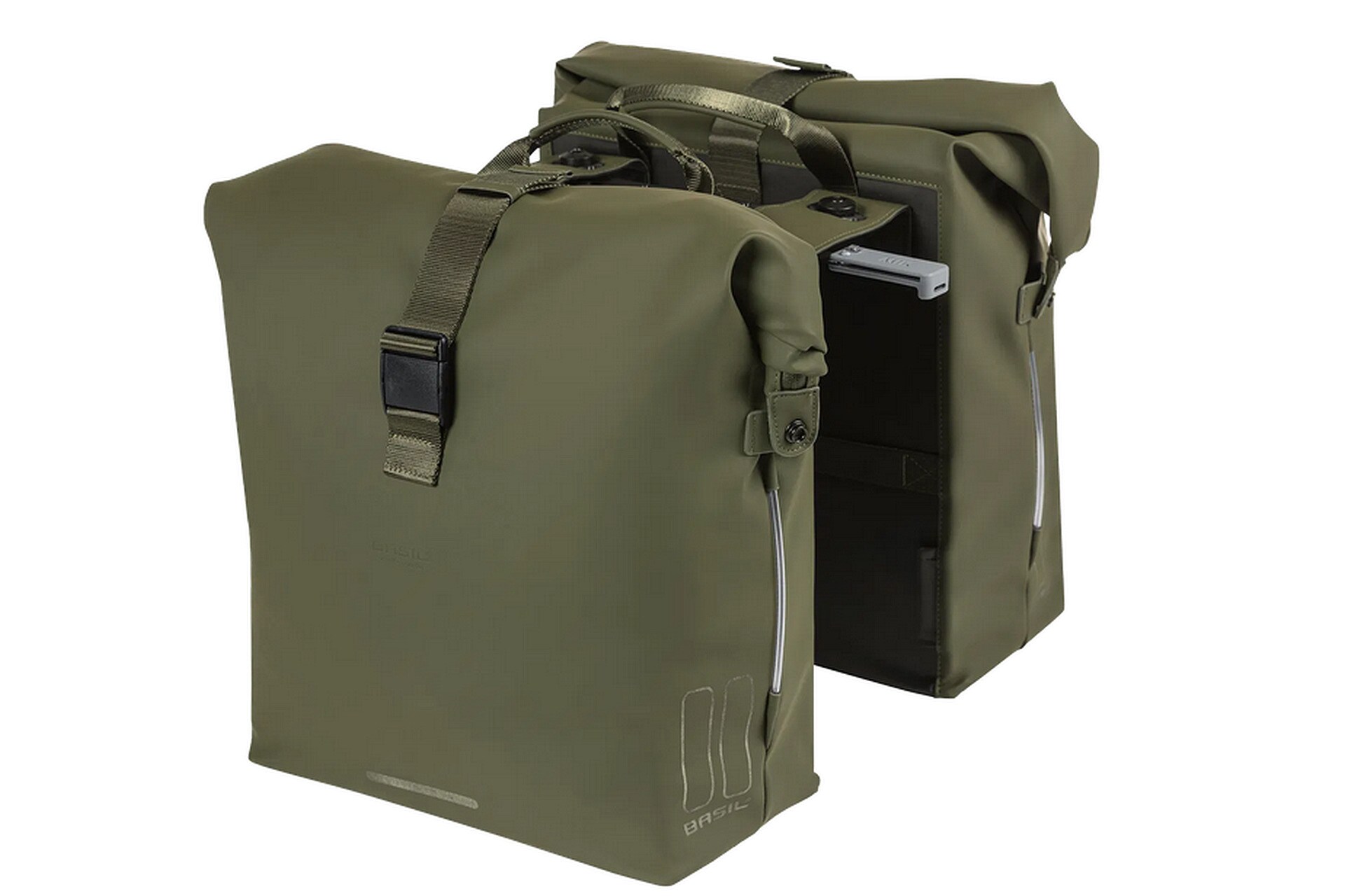 BASIL Doppelpacktasche "Soho Nordlicht MIK 2.0", moss green 