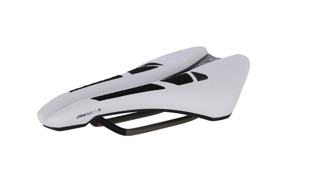 Sattel Dimension TRI 143CPC Tirx Unisex weiß/silber