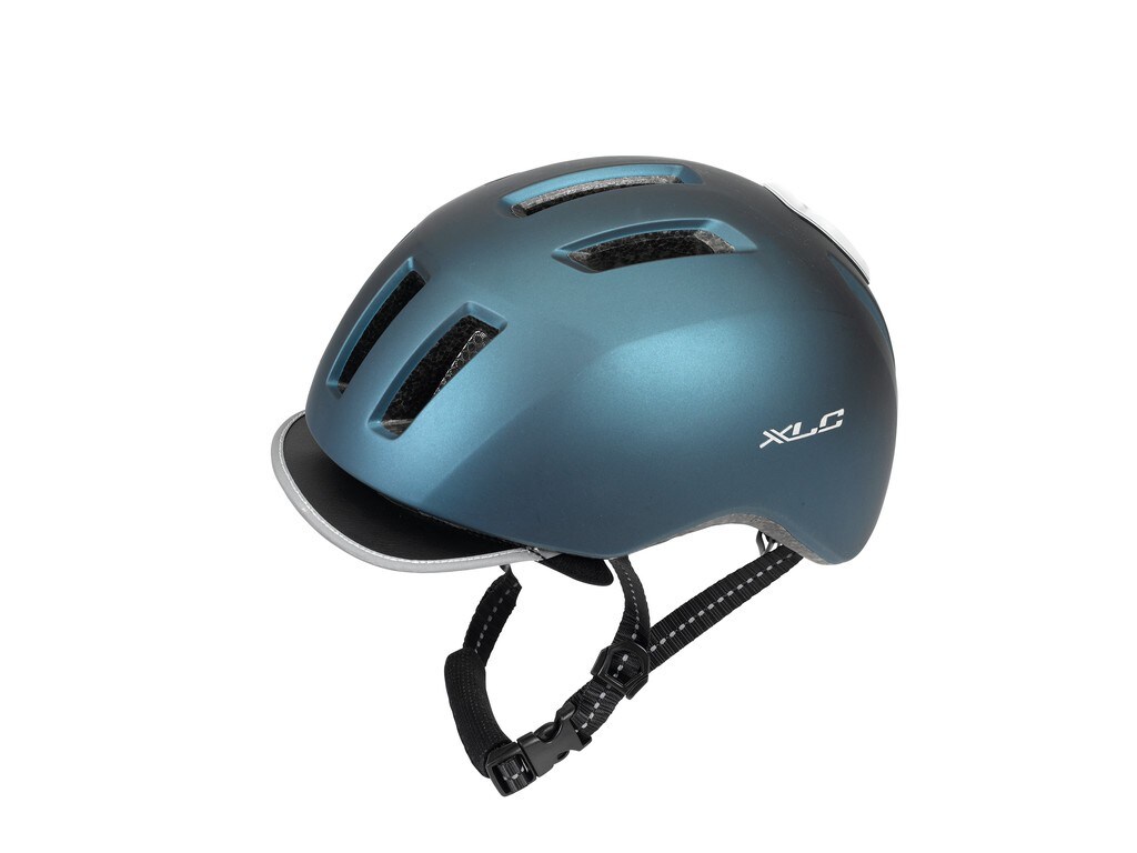 XLC City-Helm BH-C24 blau-metallic 