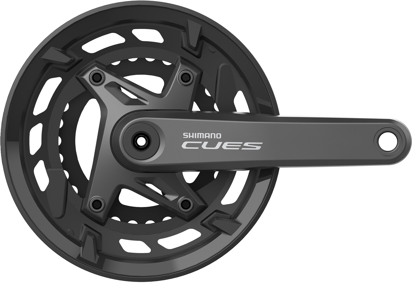 Kurbelgarnitur  CUES FC-U6000 2x9/10-fach, 46-30T, 175 mm , mit KSR