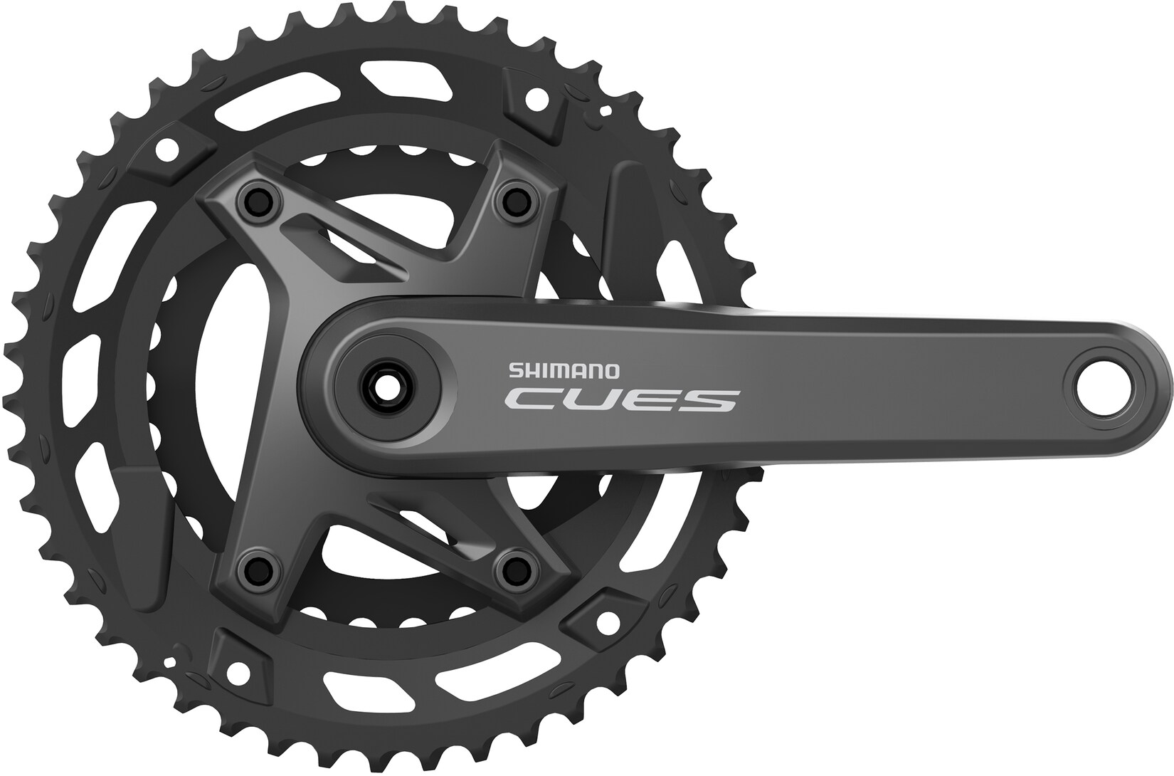 Kurbelgarnitur  CUES FC-U6000 2x9/10-fach, 46-30T, 175 mm