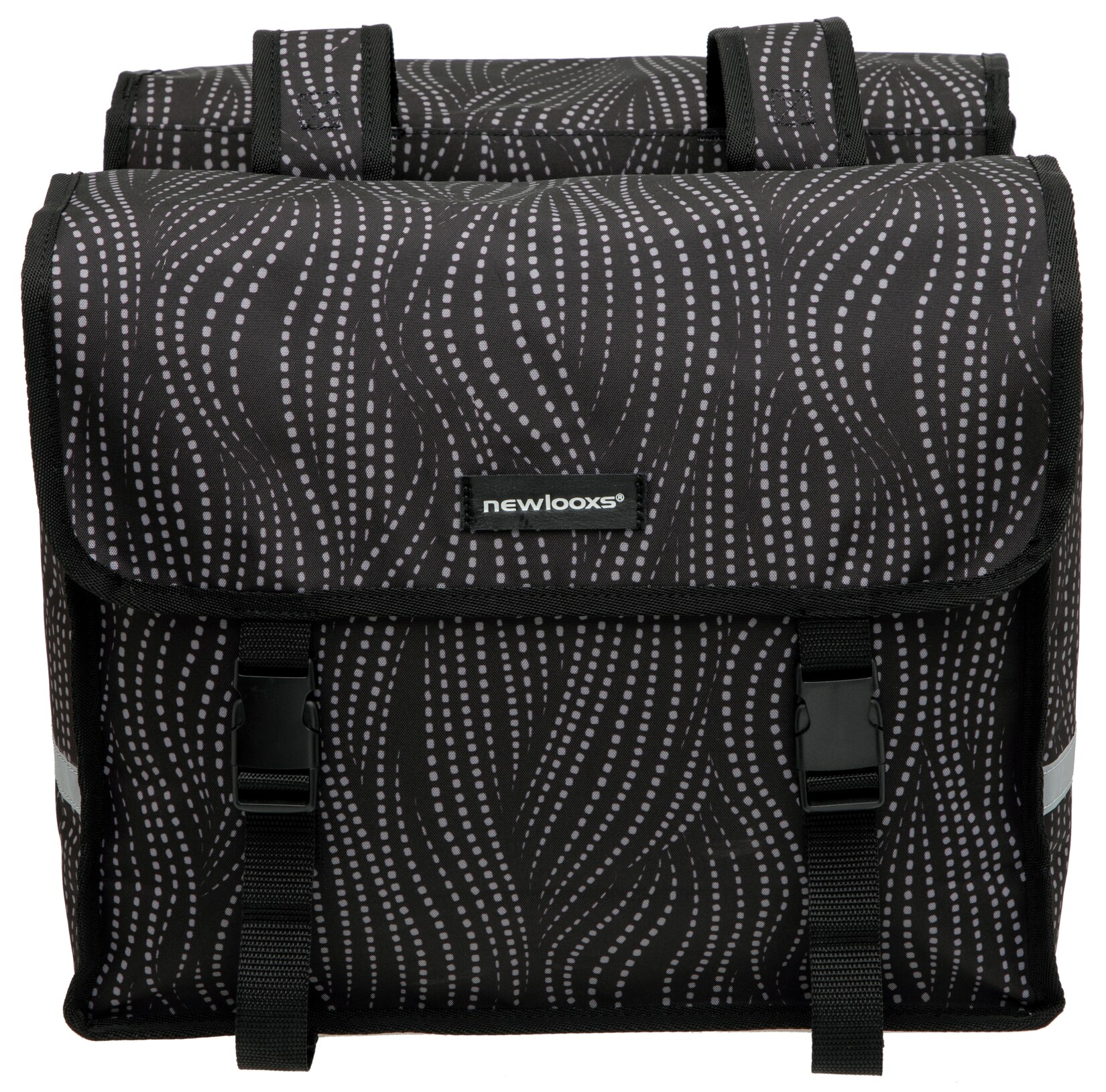 Doppelpacktasche Fiori Double Alma, Black