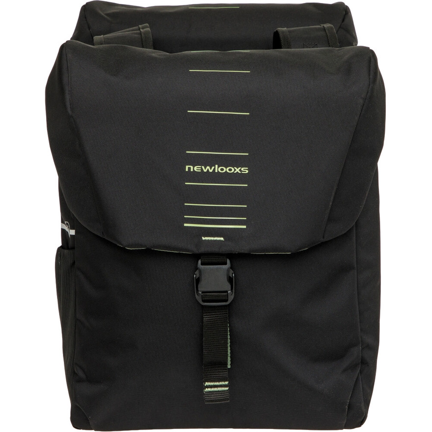 Fahrrad-Doppelpacktasche Vigo Double Racktime 2.0 , schwarz-gr&uuml;n 