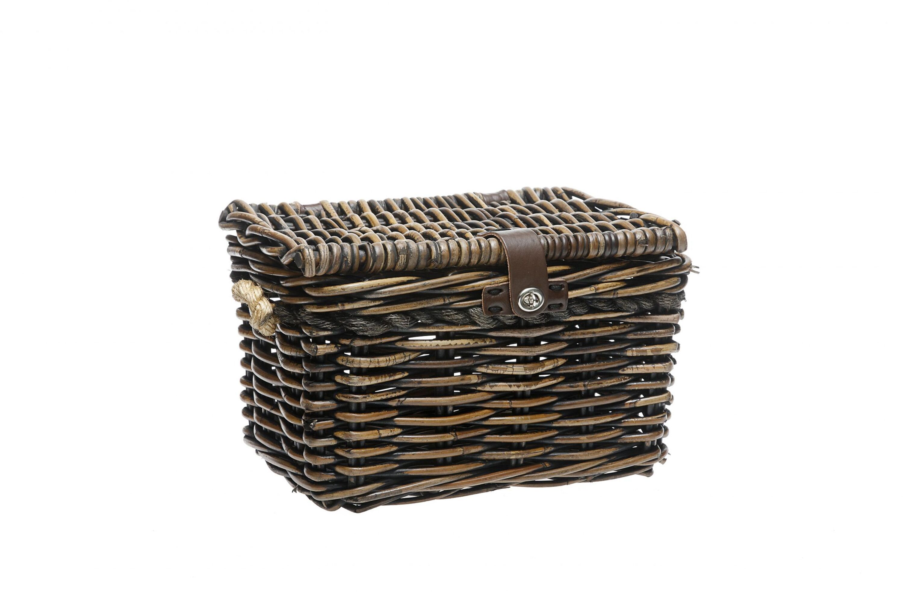 Fahrradkorb Melbourne Medium f&uuml;r Vordergep&auml;cktr&auml;ger, Brown 