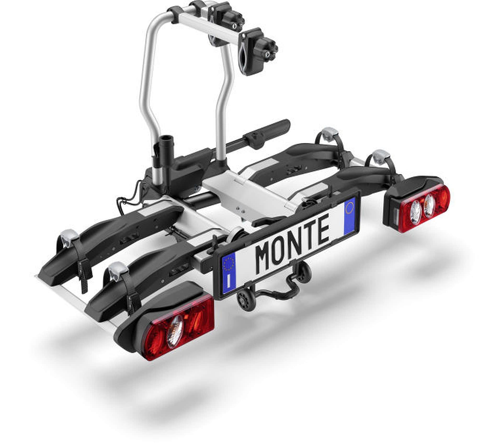 Fahrradtr&auml;ger Monte f&uuml;r 2 Fahrr&auml;der mit Rampenfunktion 