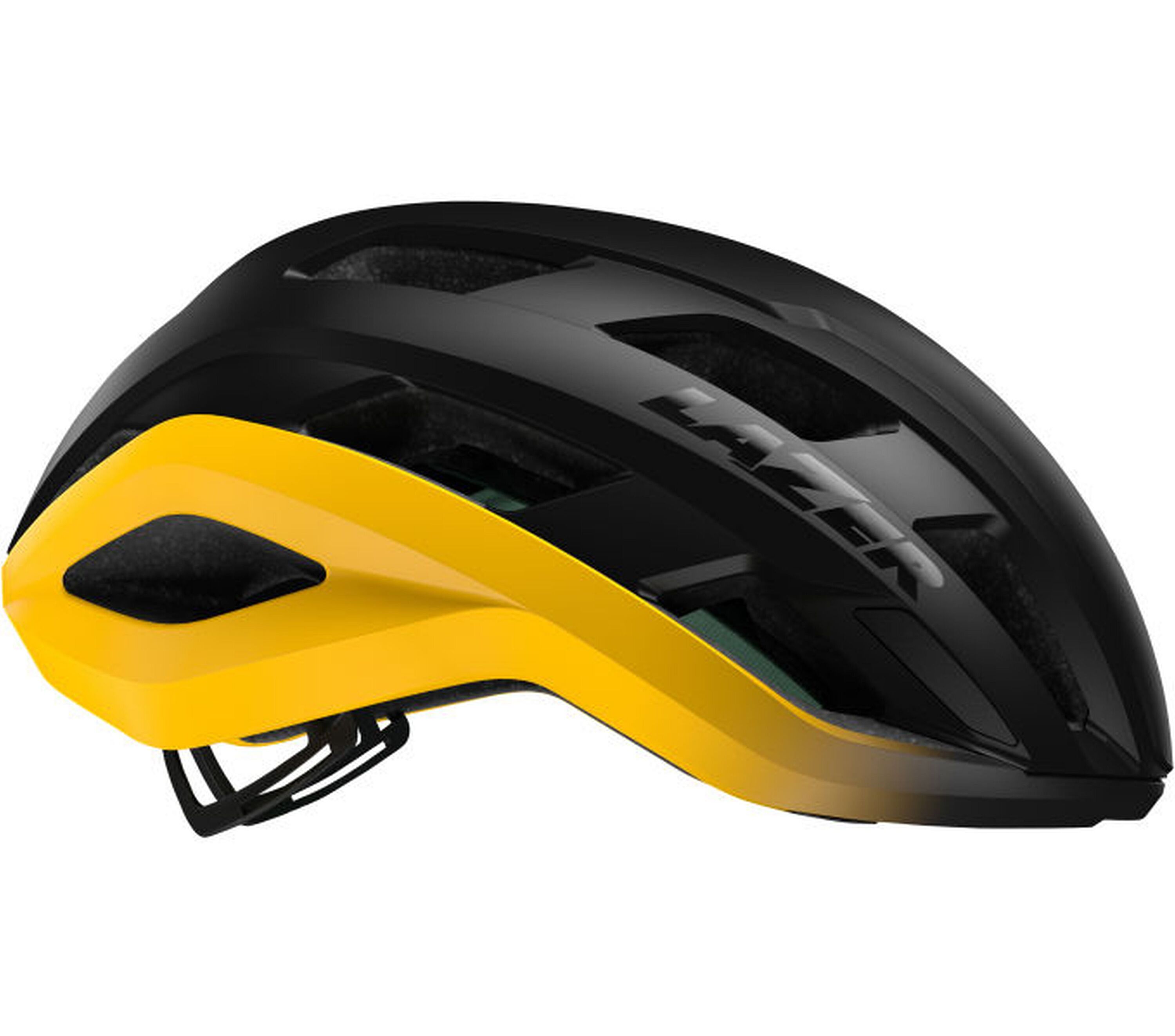 LAZER Rennrad/Gravel-Helm Strada KinetiCore,  Black Maple Yellow 