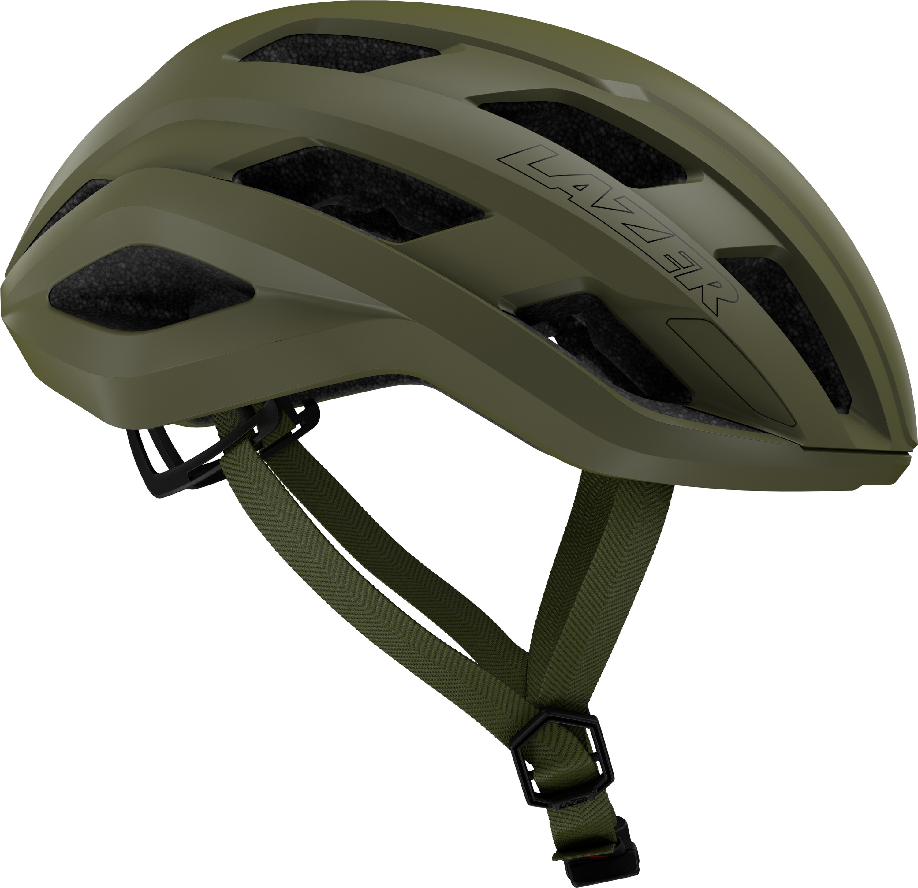LAZER Fahrradhelm Strada KinetiCore, Matte Pine Green 