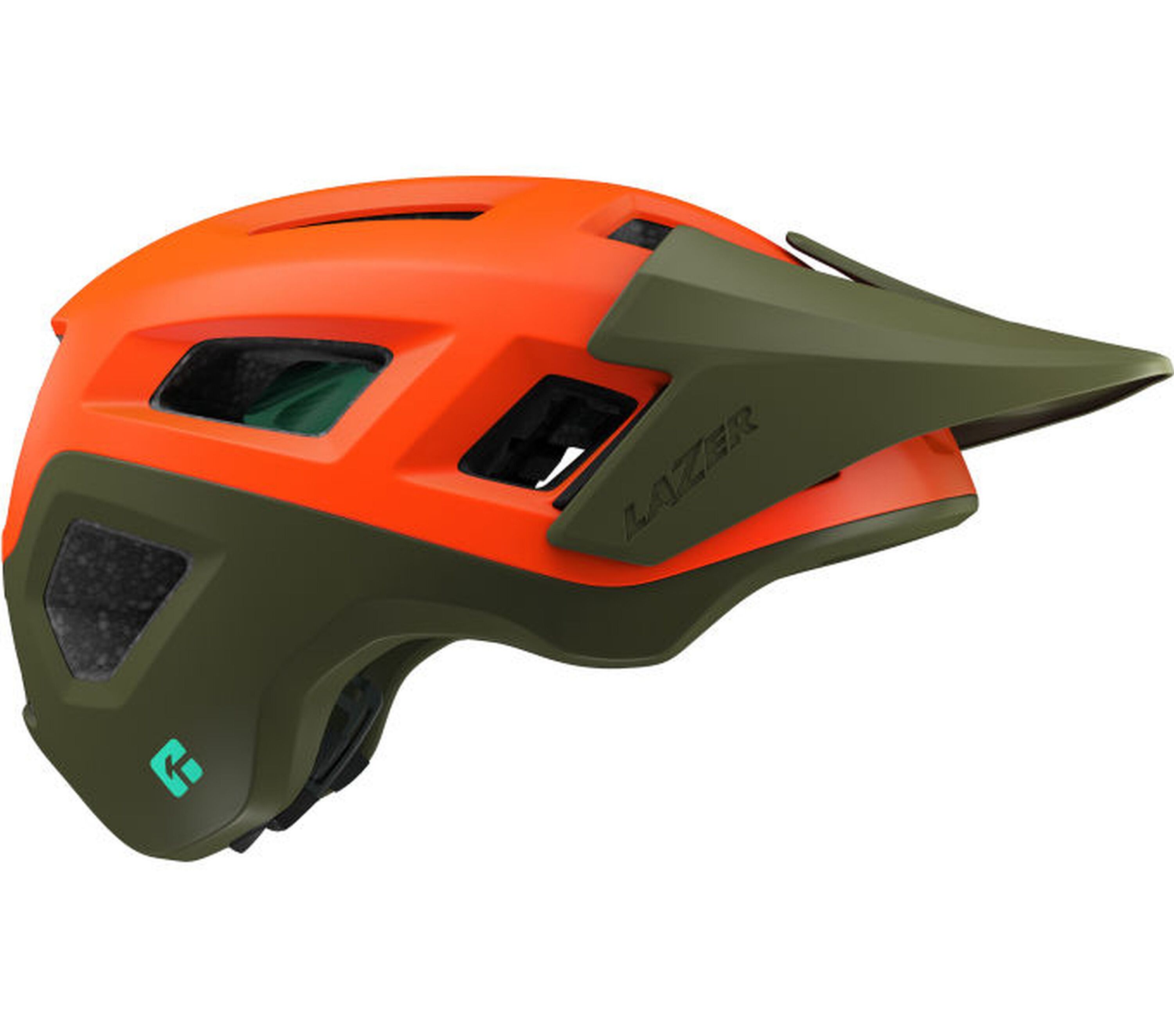 LAZER MTB-Helm Coyote KinetiCore, Orange Green 
