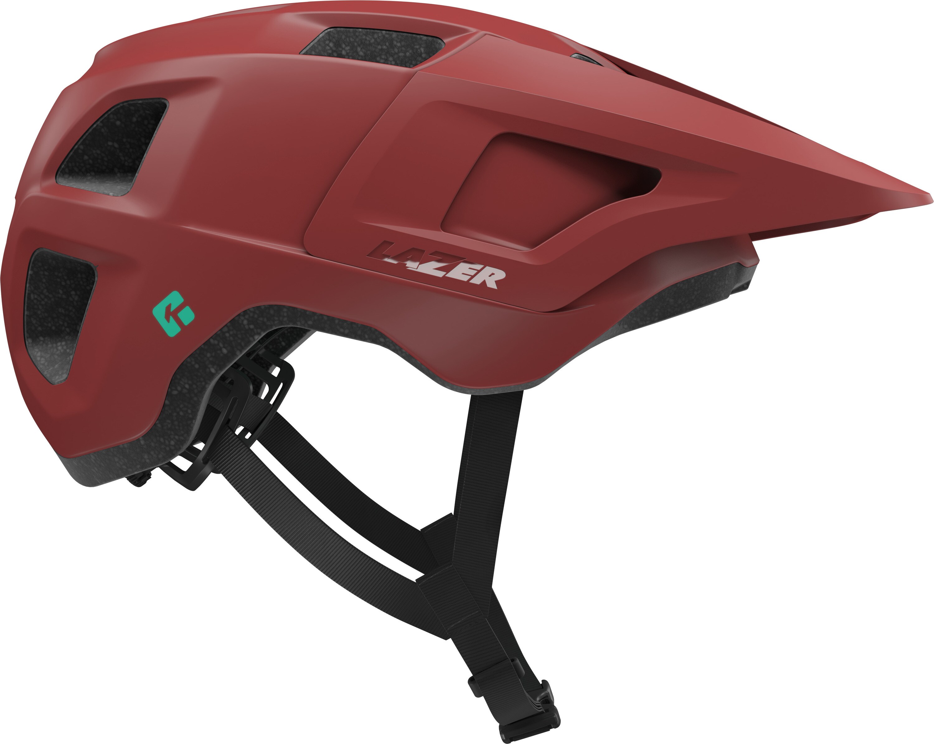 LAZER Fahrradhelm Lupo KinetiCore, Matte Maroon 