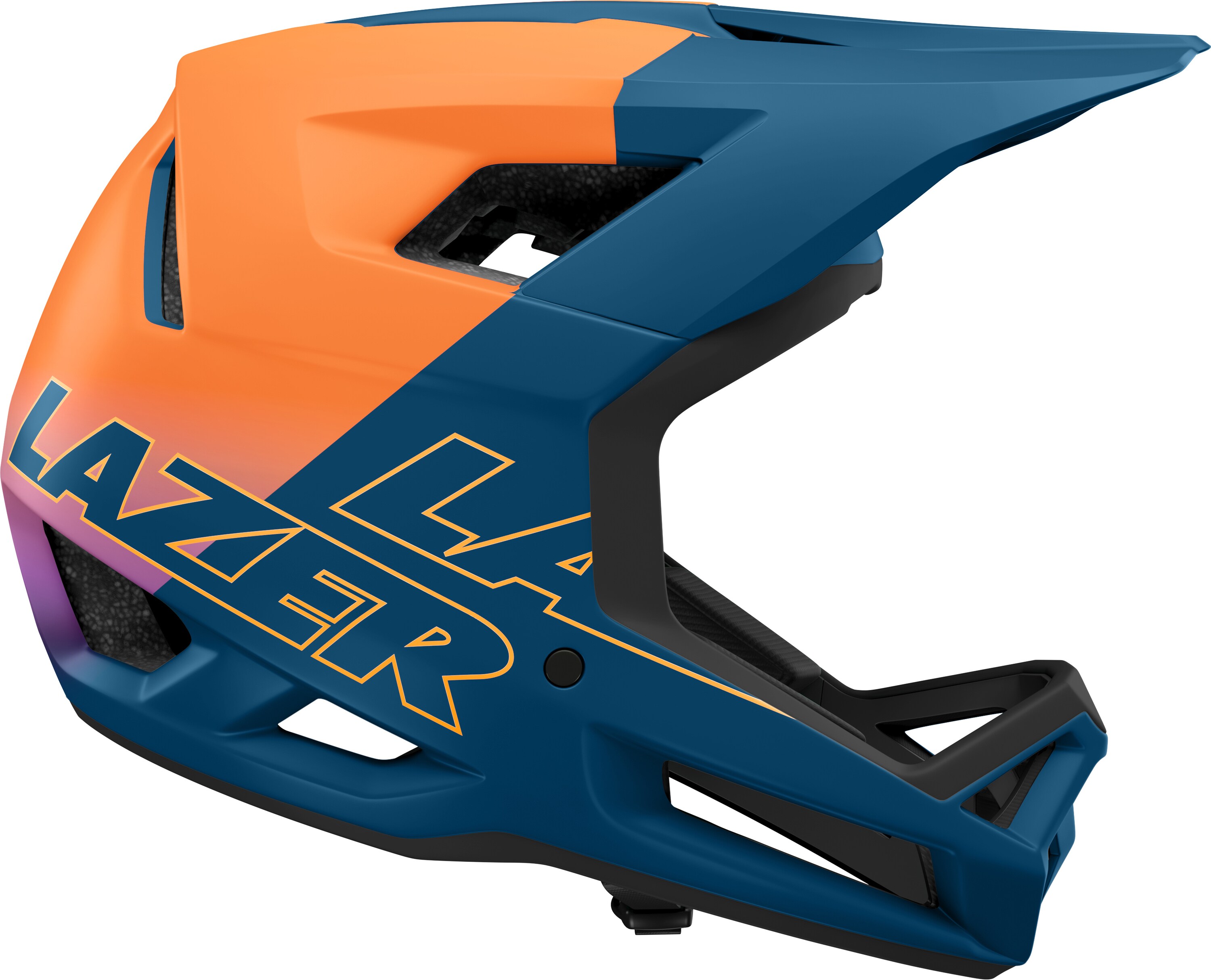 LAZER Full Face Helm Cage KinetiCore, blau-orange 