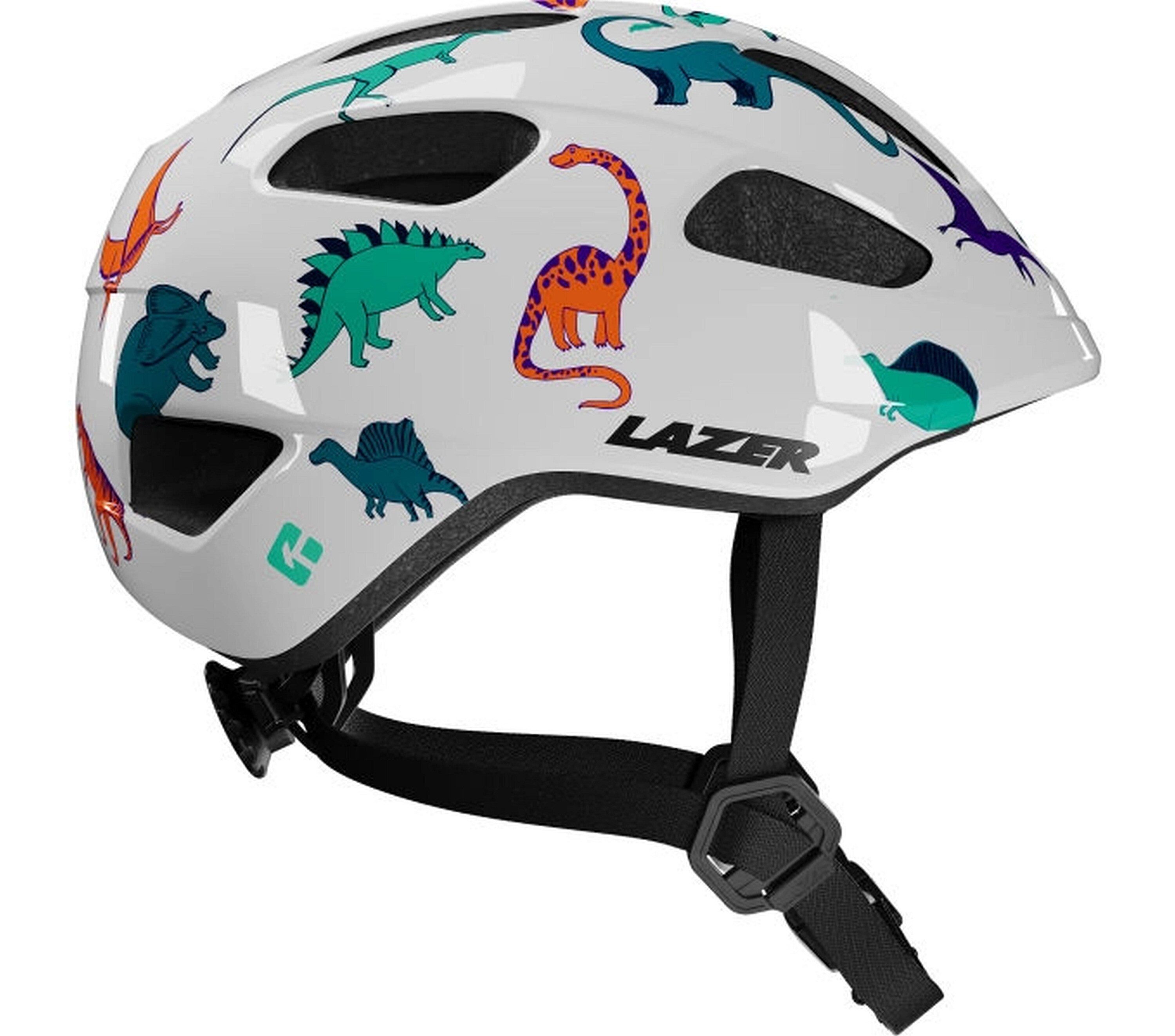 LAZER Kinder-Fahrradhelm Pnut 2.0 KinetiCore, Dinosaurs 