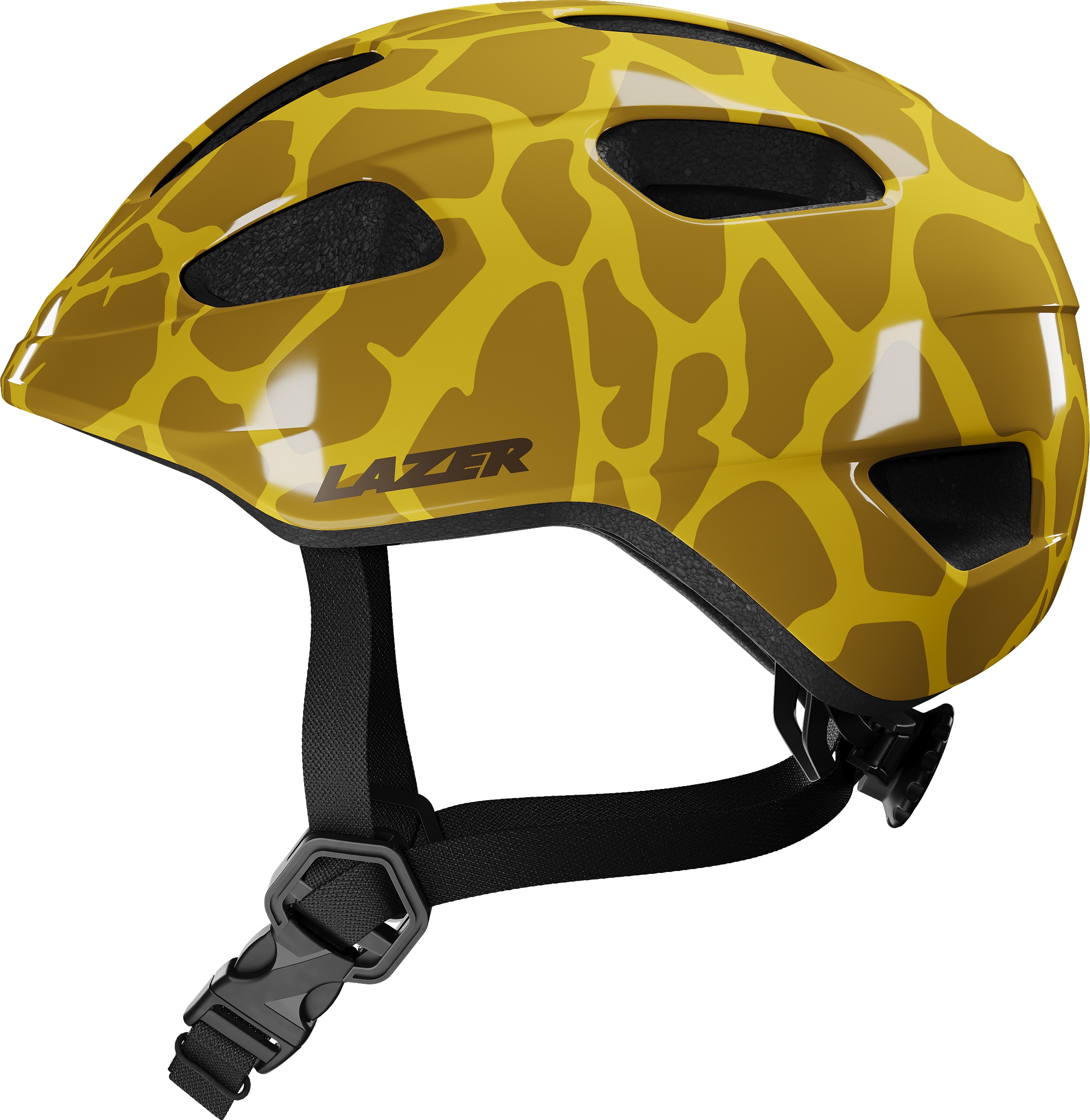 LAZER Kinder-Fahrradhelm Pnut 2.0 KinetiCore, Golden Giraffe 