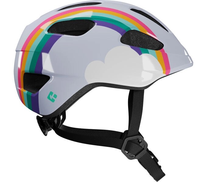 LAZER Kinder-Fahrradhelm Pnut 2.0 KinetiCore, Rainbow