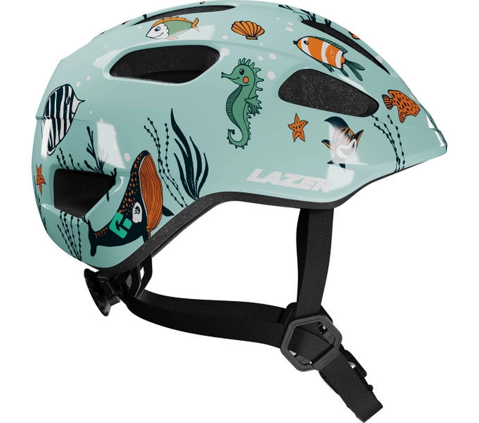 LAZER Kinder-Fahrradhelm Pnut 2.0 KinetiCore, Sealife