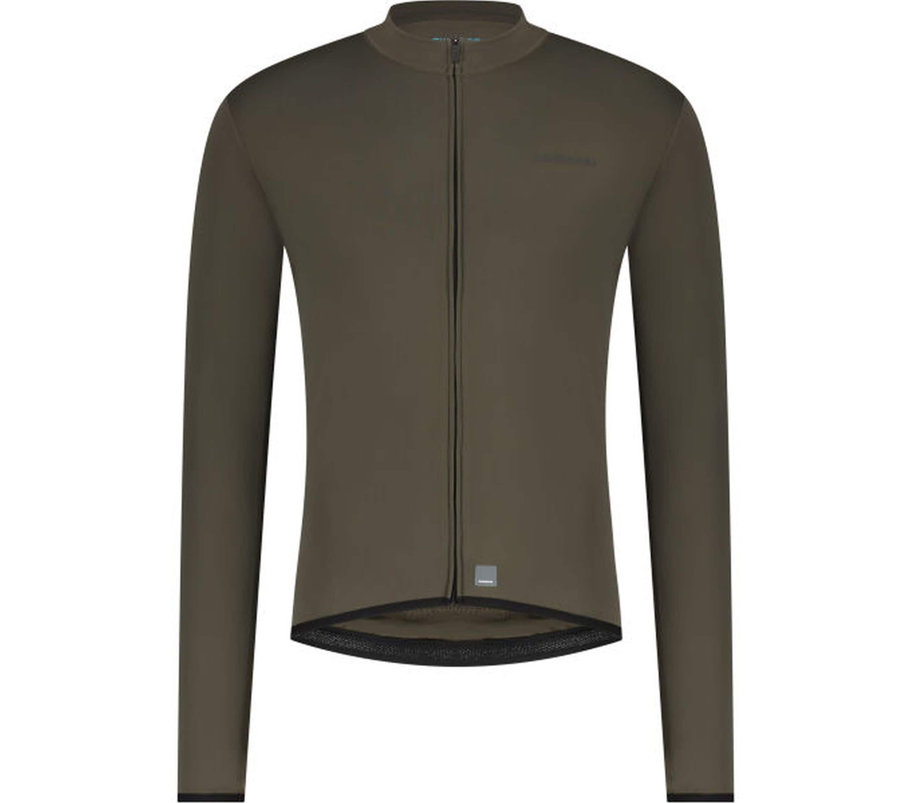VERTEX Thermal Long Sleeve Jersey, Moss Green 