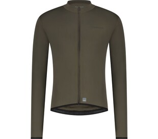 VERTEX Thermal Long Sleeve Jersey, Moss Green 