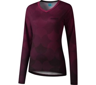 Woman's SAIKO Long Sleeve Jersey, Red 
