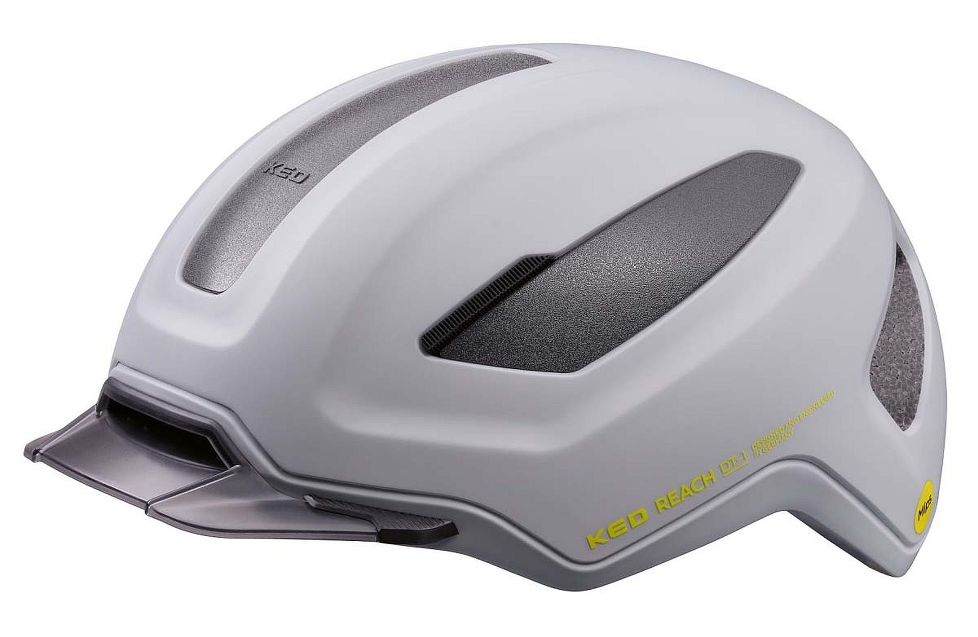KED Fahrradhelm REACH DT1, hellgrau 