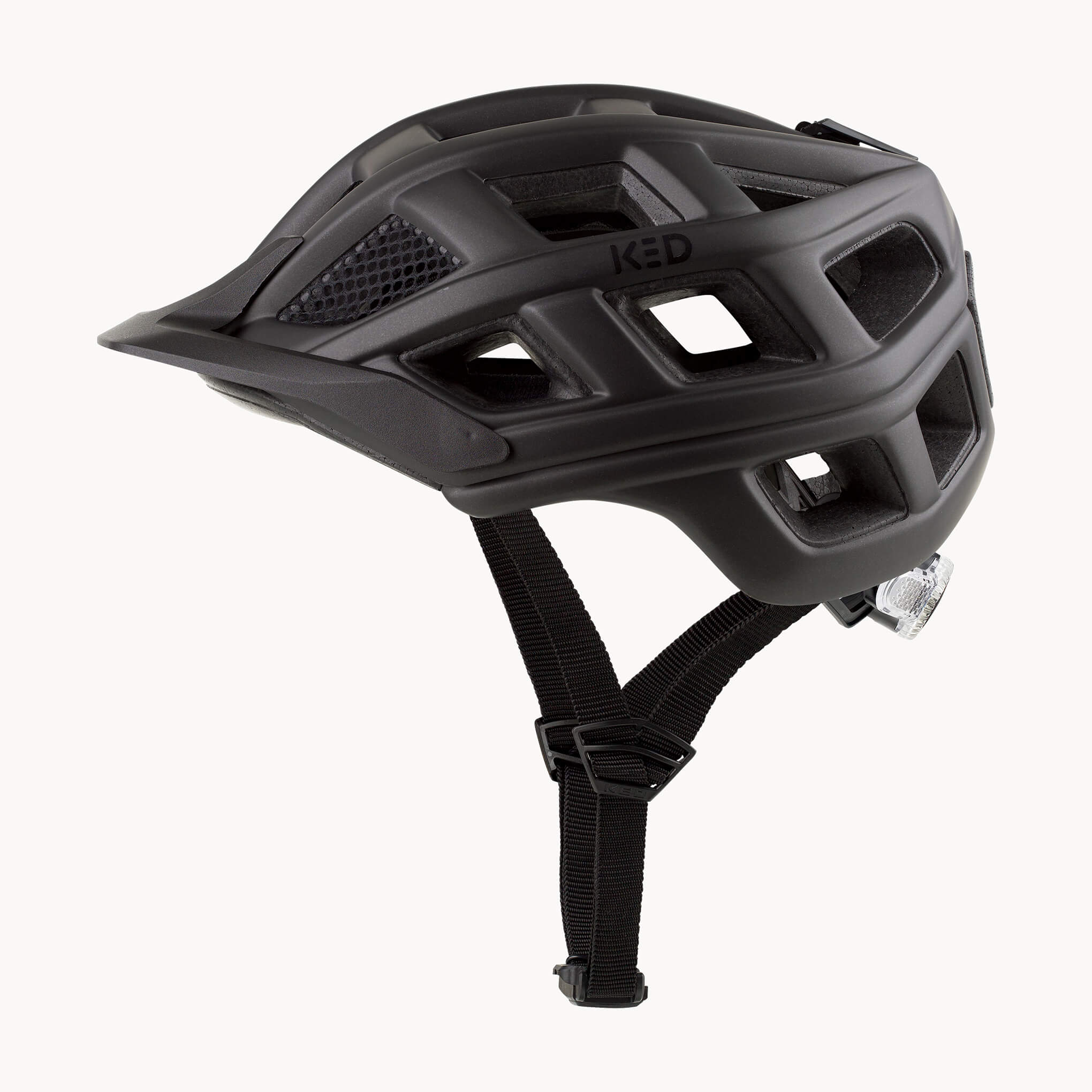 KED MTB Fahrradhelm Crom, schwarz 