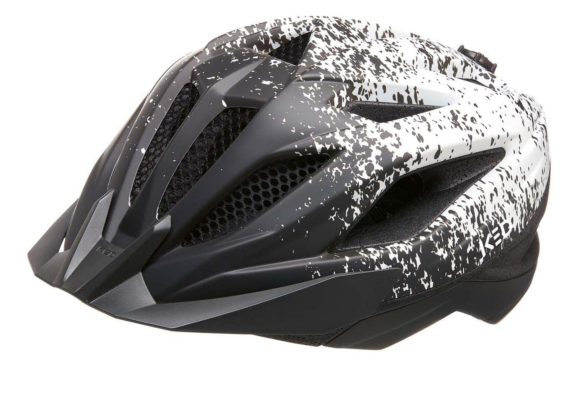 KED Kinderhelm  Street Jr. Pro, schwarz-wei&szlig; 