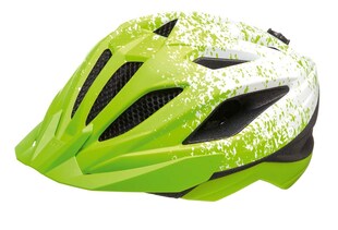 KED Kinderhelm  Street Jr. Pro, lime green white matt 