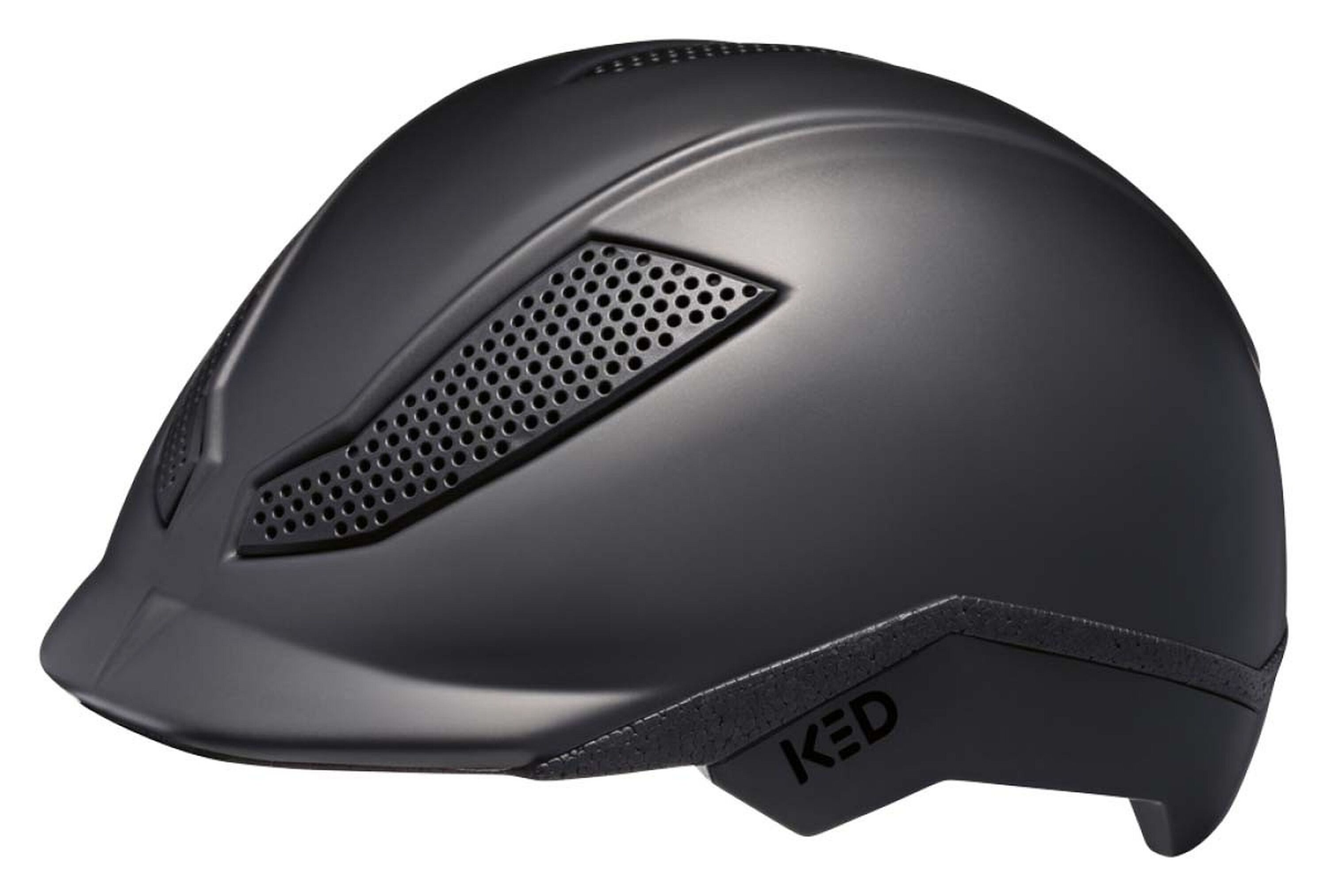 KED Kinder Fahrrad/Reithelm  PINA C&R, mattschwarz 