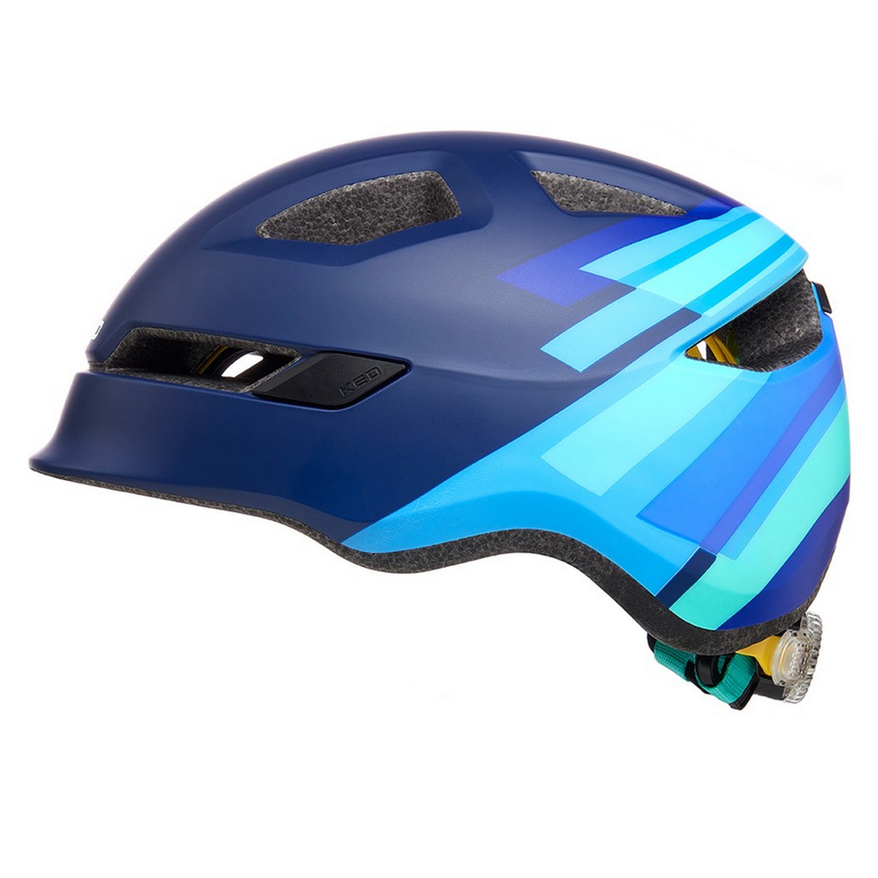 KED Kinder - Fahrradhelm POP II Lite, blau 