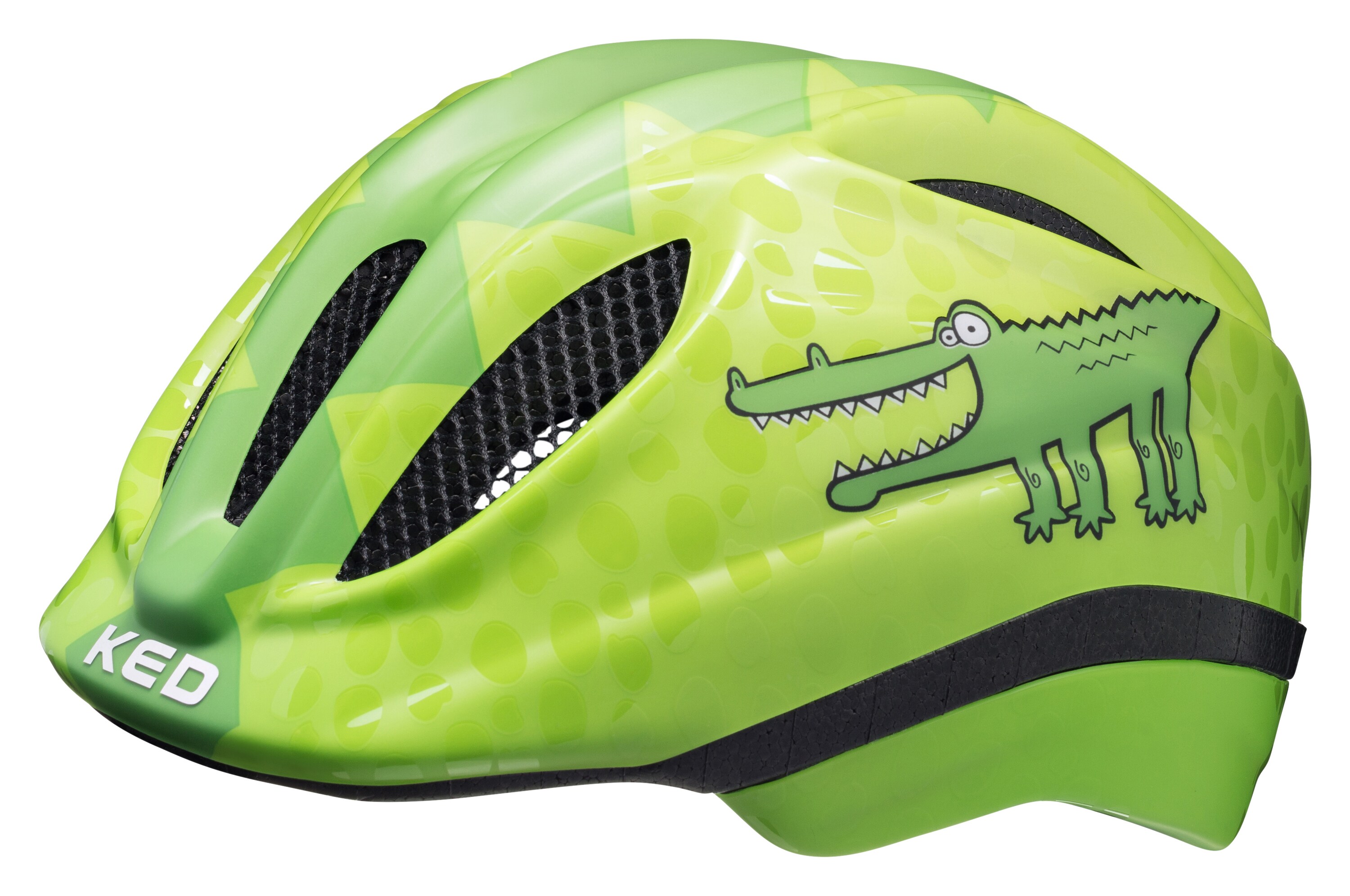 KED Kinderhelm  MEGGY II TREND, GREEN CROCO GLOSSY 