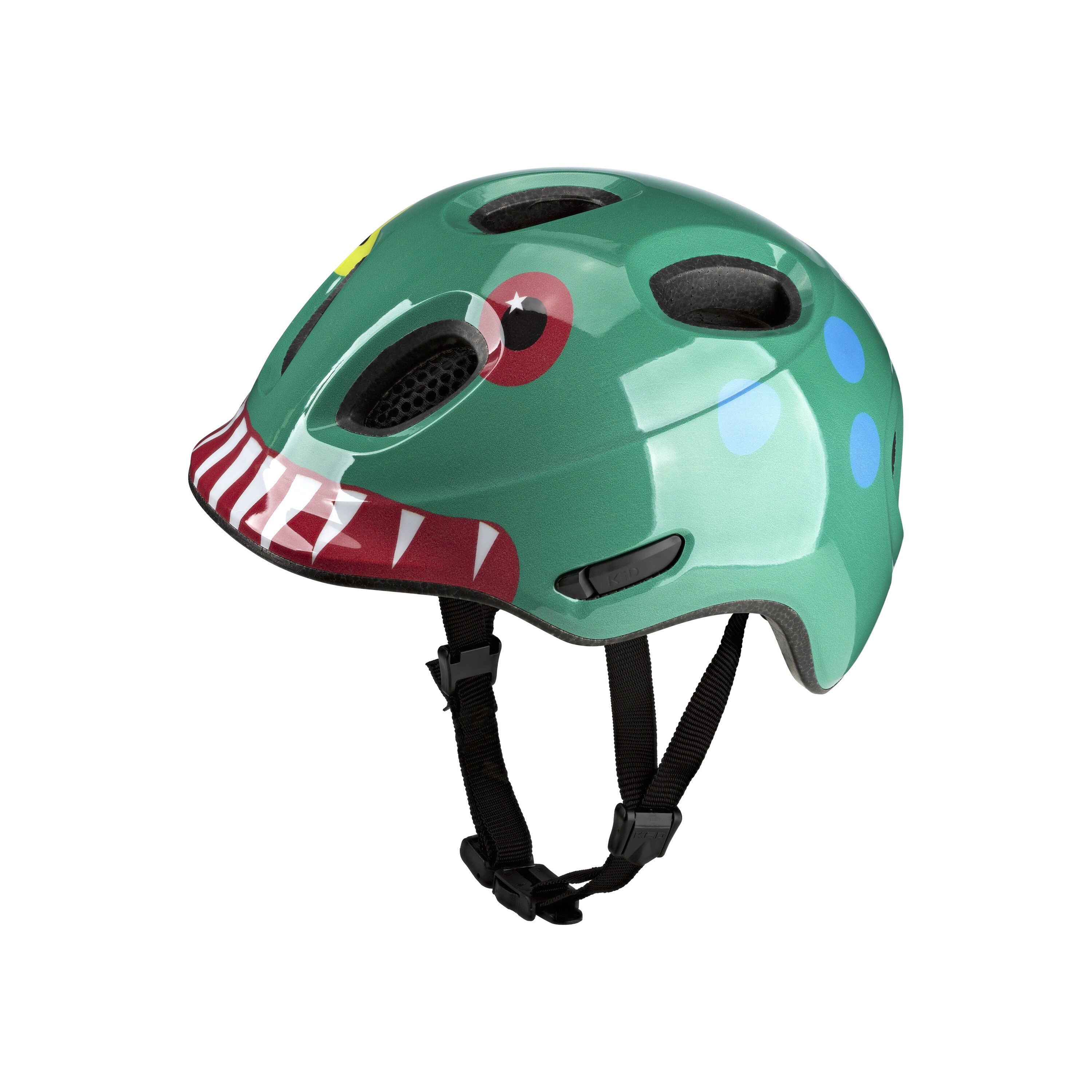 KED Kinderhelm  MEGGY Spark Monster Mood, gr&uuml;n 