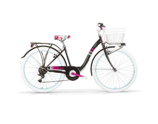 MBM Mädchenrad 26 Zoll FLEUR, schwarz 