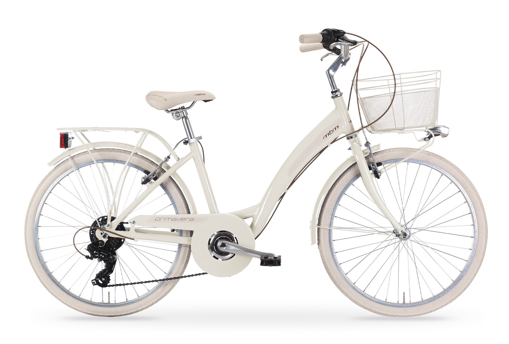 Mädchenfahrrad Primavera 24 Zoll, creme
