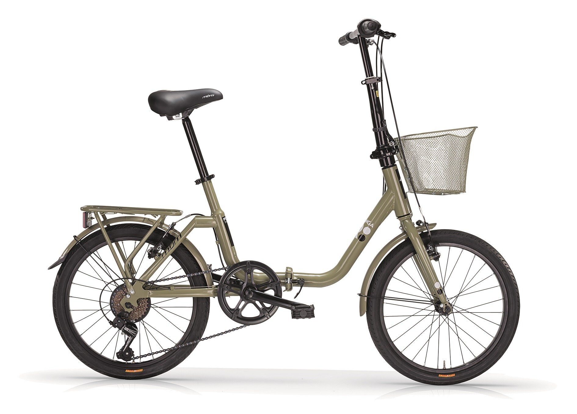 MBM Klapprad 20 Zoll KANGAROO moosgr&uuml;n 