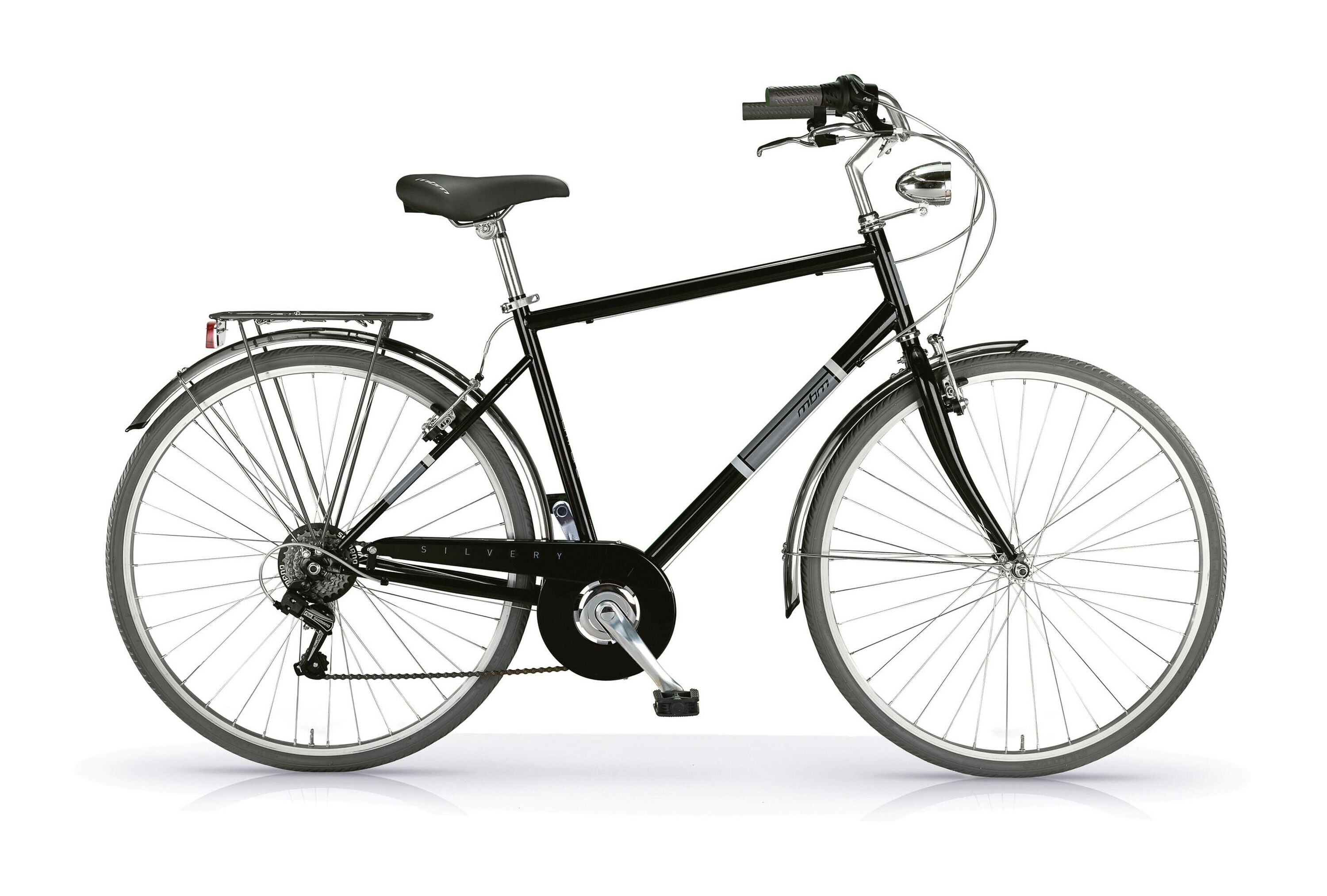 MBM Citybike 28 Zoll " Silvery" Man, schwarz 