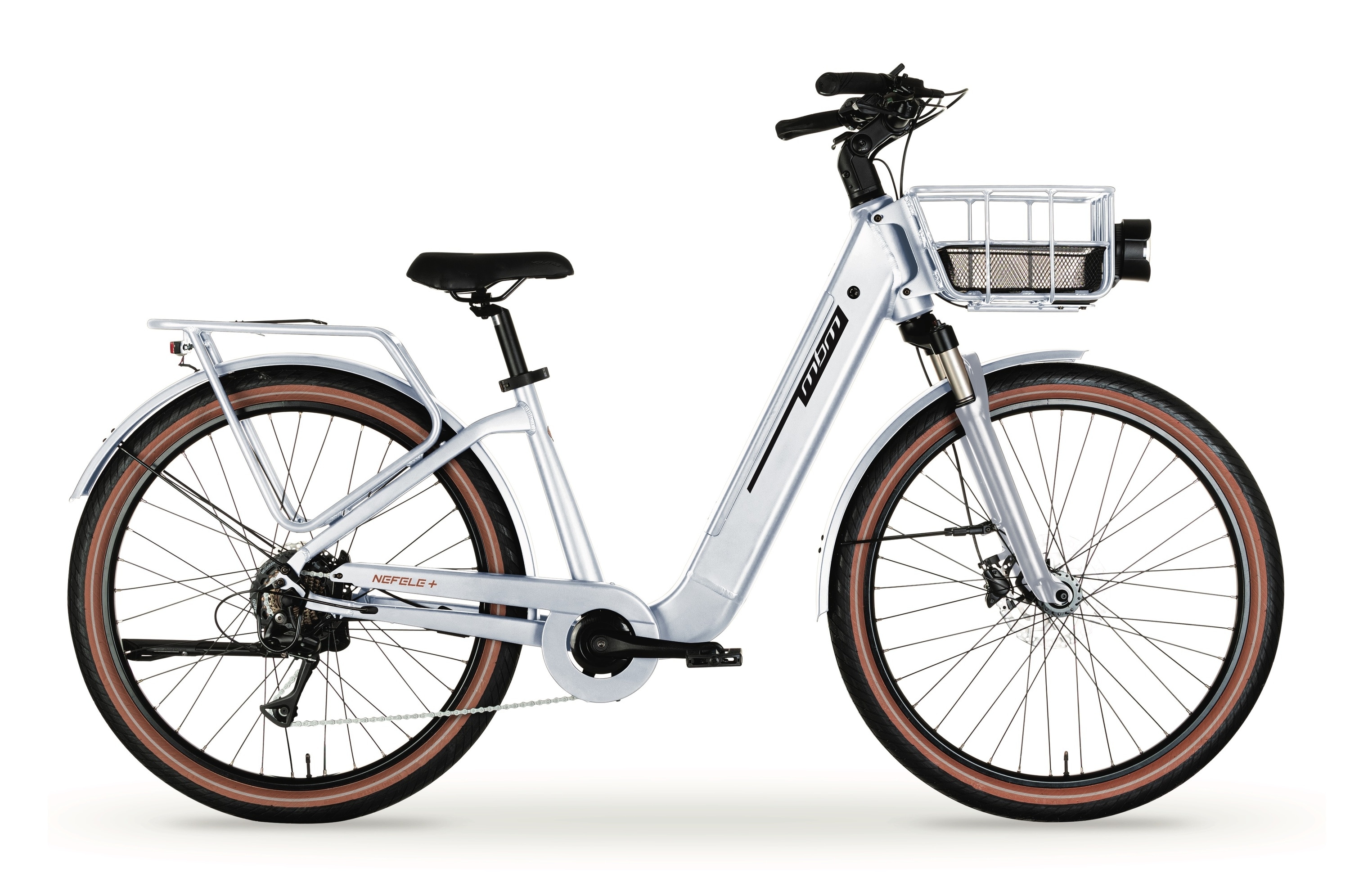 MBM Elektro-SUV Bike NEFELE PLUS 27,5 Zoll, silber 