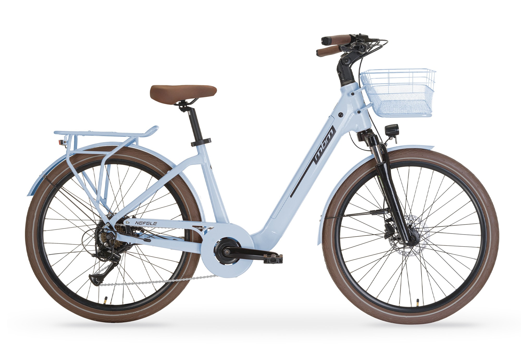 MBM Elektro-Citybike NEFELE 28 Zoll, light sky 